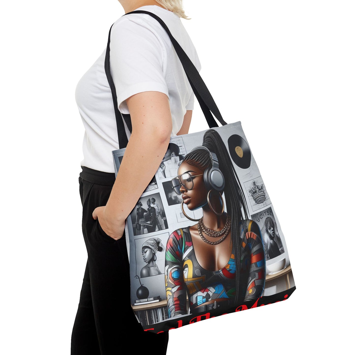 Feel The Music Tote Bag (AOP) #FM14