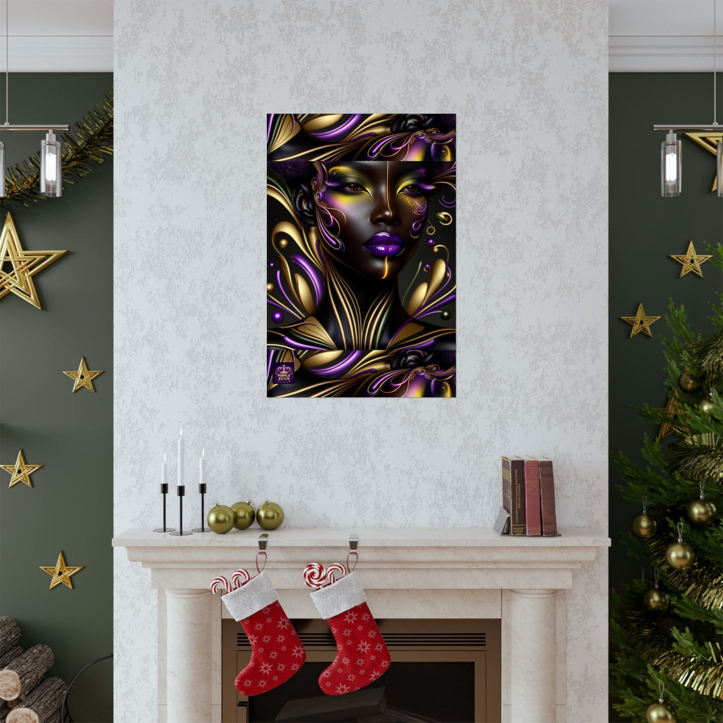 Purrple Reign Matte Vertical Posters #PR7