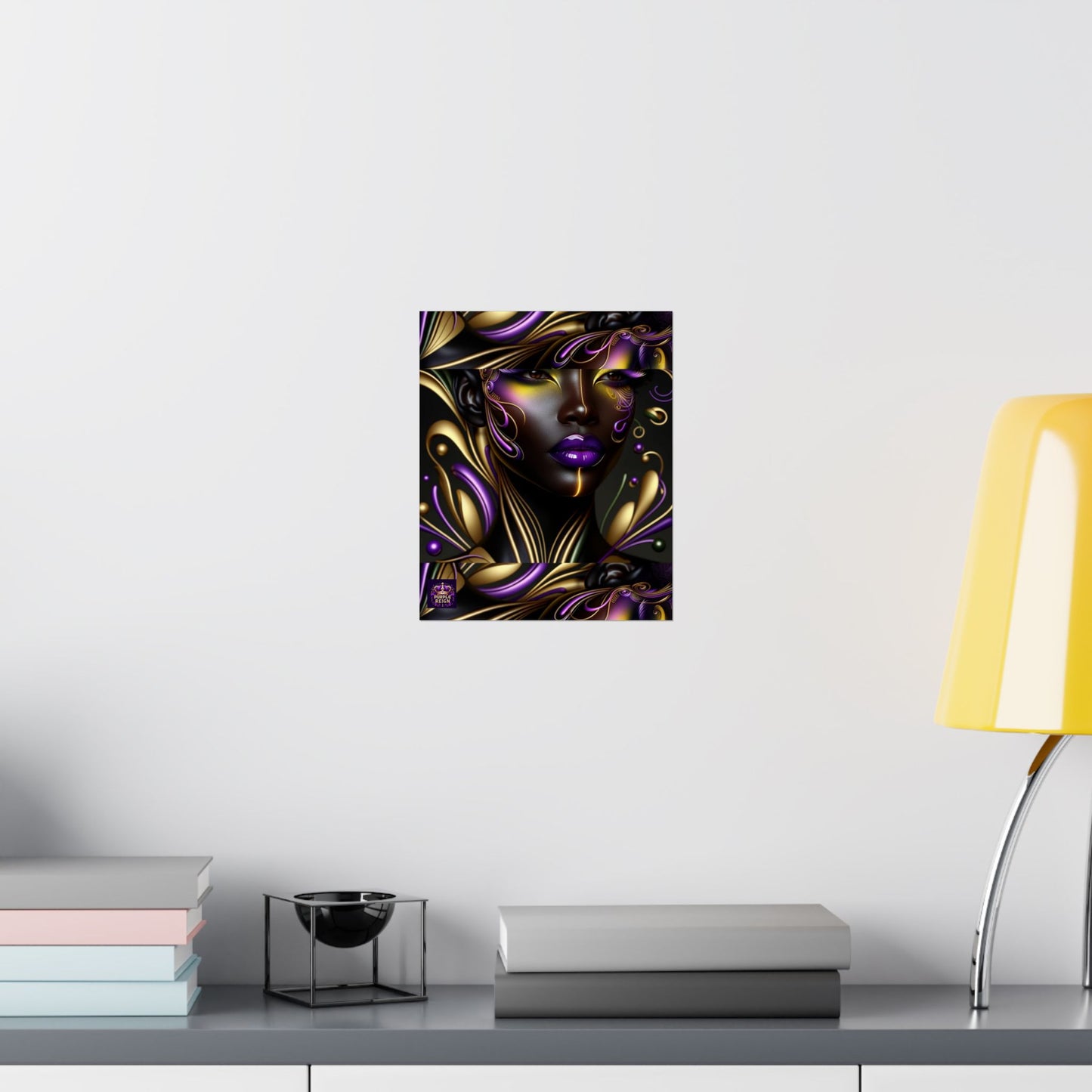 Purrple Reign Matte Vertical Posters #PR7