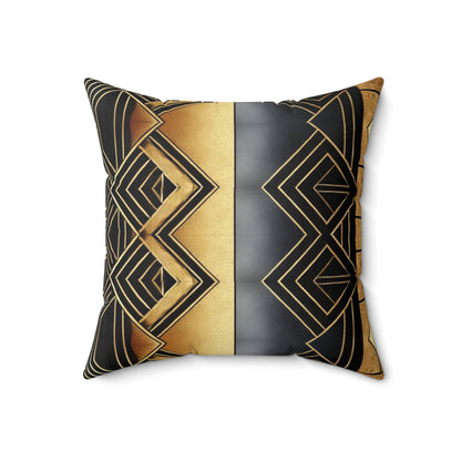 Amber Radiance Spun Polyester Square Pillow #AR1