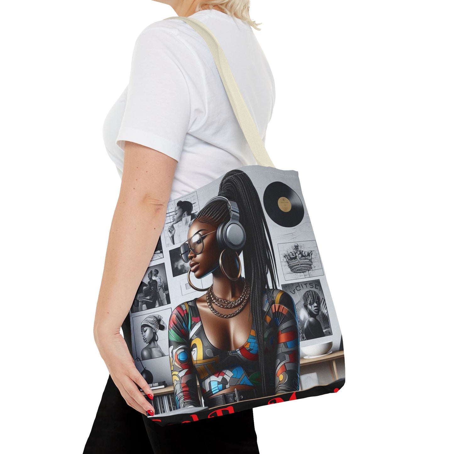 Feel The Music Tote Bag (AOP) #FM9