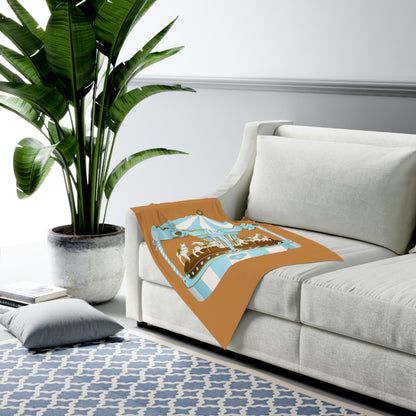 Merry Go Around Baby Swaddle Blanket #MGA1