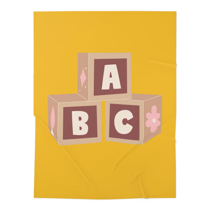 ABC Baby Swaddle Blanket #ABC1