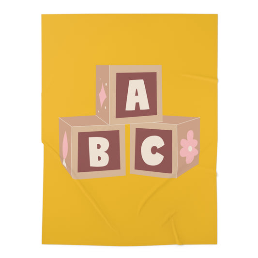 ABC Baby Swaddle Blanket #ABC1