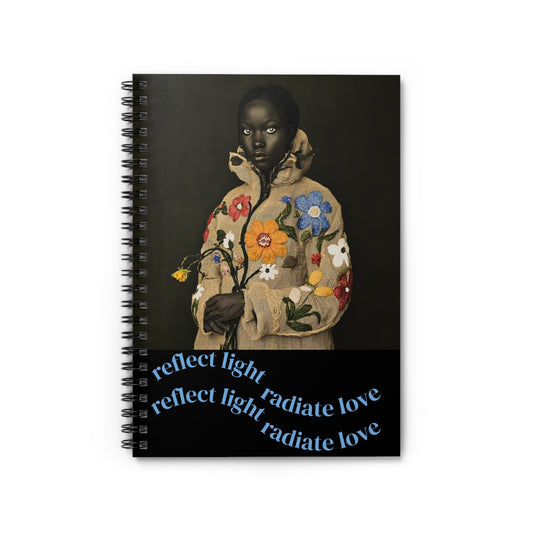 Empowerment Spiral Notebook, Motivational Self-Love Journal, Ruled Line -