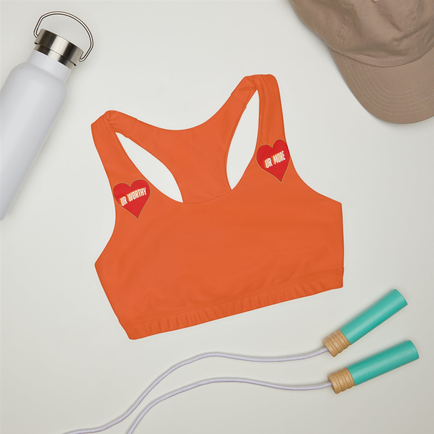 UR Worthy-UR More Girls' Double Lined Seamless Sports Bra (AOP) #15