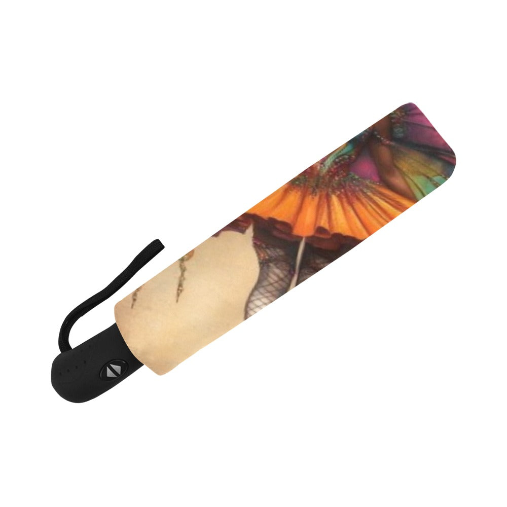AfroCentric Butterfly Winged Ballerinas Anti-UV Auto-Foldable Umbrella (U09) Anti-UV Auto-Foldable Umbrella (U09)