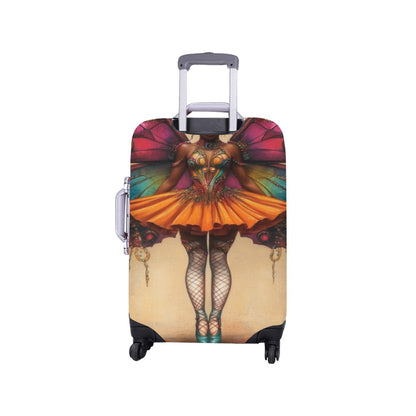 AfroCentric Butterfly Winged Ballerinas Luggage Cover/ Small 18"-21" Luggage Cover/Small 18"-21"