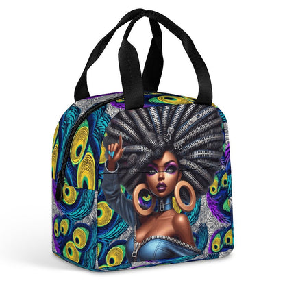 Insulated Lunch Bag with Pocket (All-Over Printing)
