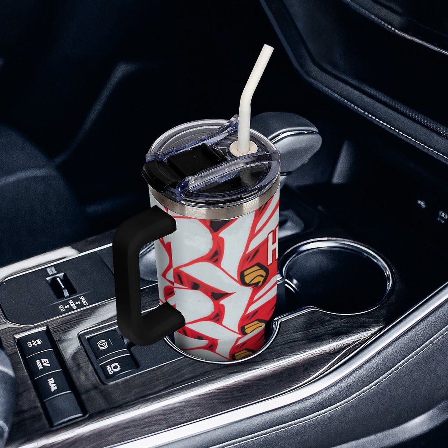 Home Run Hero 40oz Insulated Tumbler with Handle and Straw
