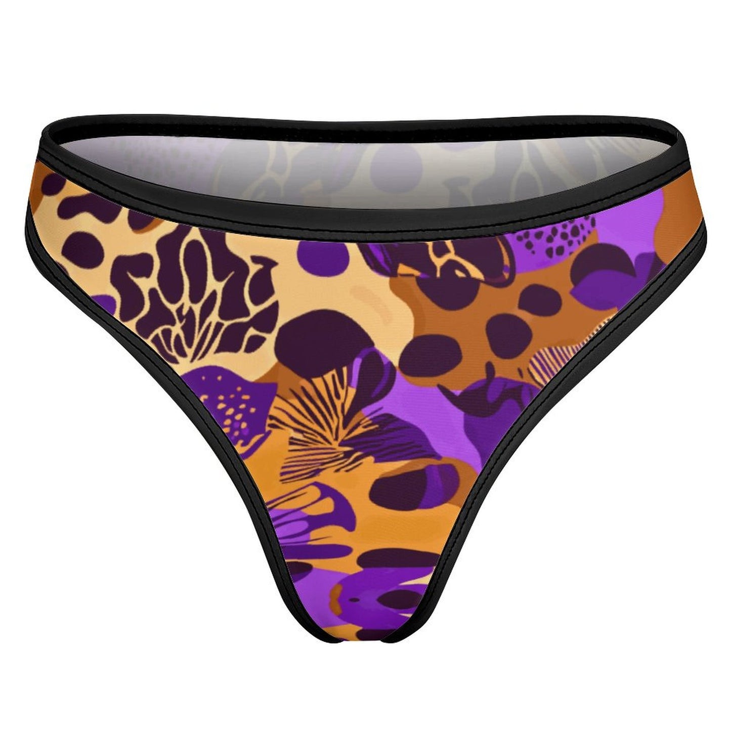 Ice Silk Women Underwear Thongs NZ207 (All-Over Printing)