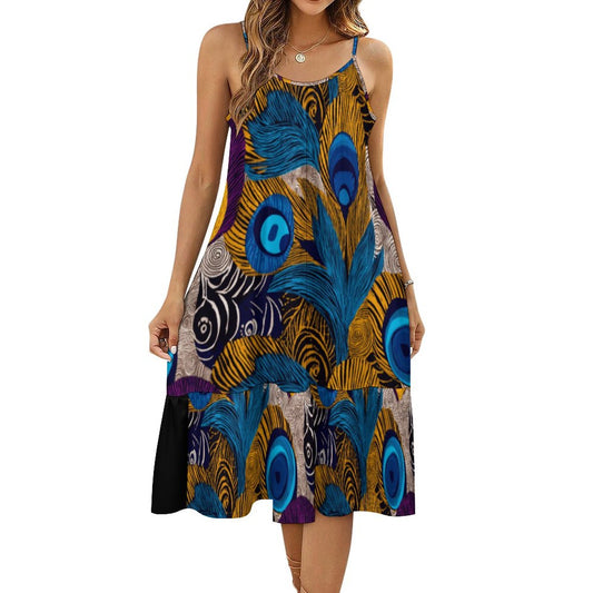 Spaghetti Strap Dress KQ (All-Over Printing)