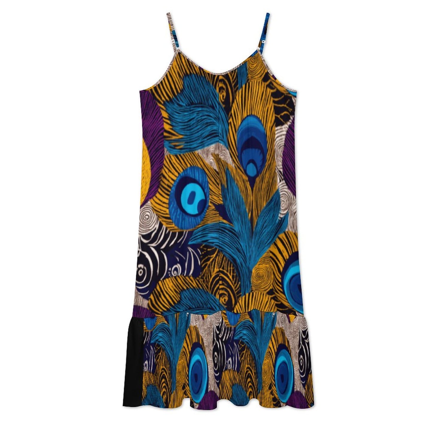 Spaghetti Strap Dress KQ (All-Over Printing)