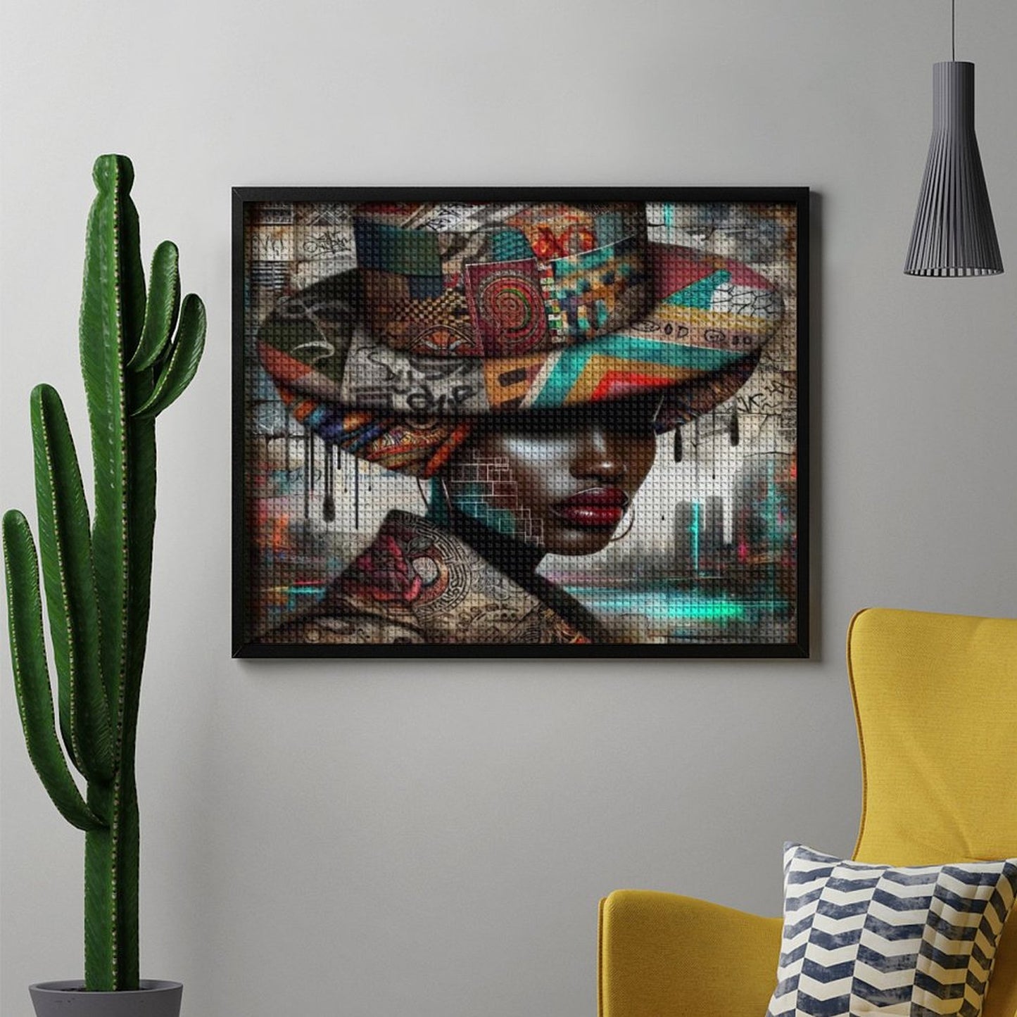 diamond picture Glitter DIY Canvas Wall Art 20"×16"
