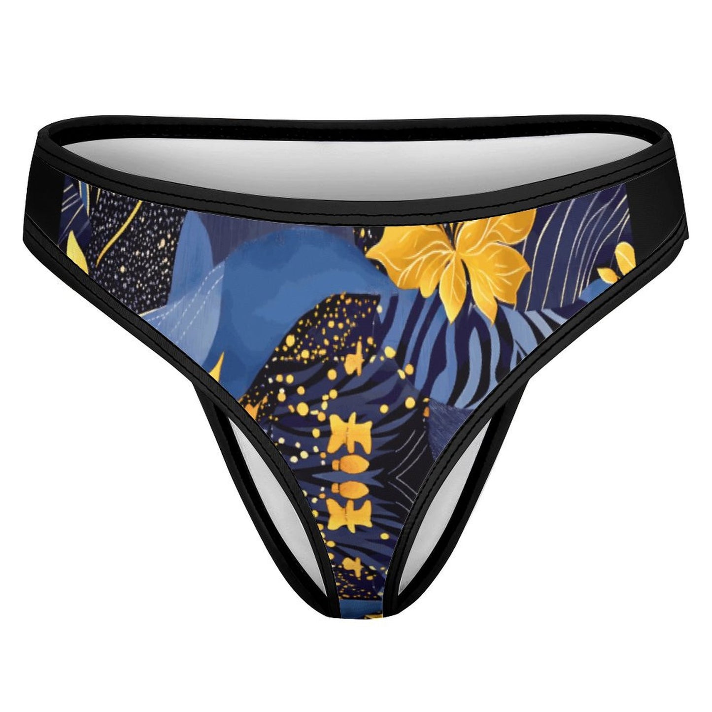 Ice Silk Women Underwear Thongs NZ207 (All-Over Printing)