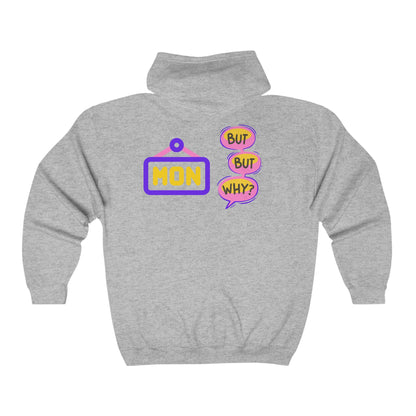 Monday Vibes Unisex Heavy Blend™ Full Zip Hooded Sweatshirt #MV4
