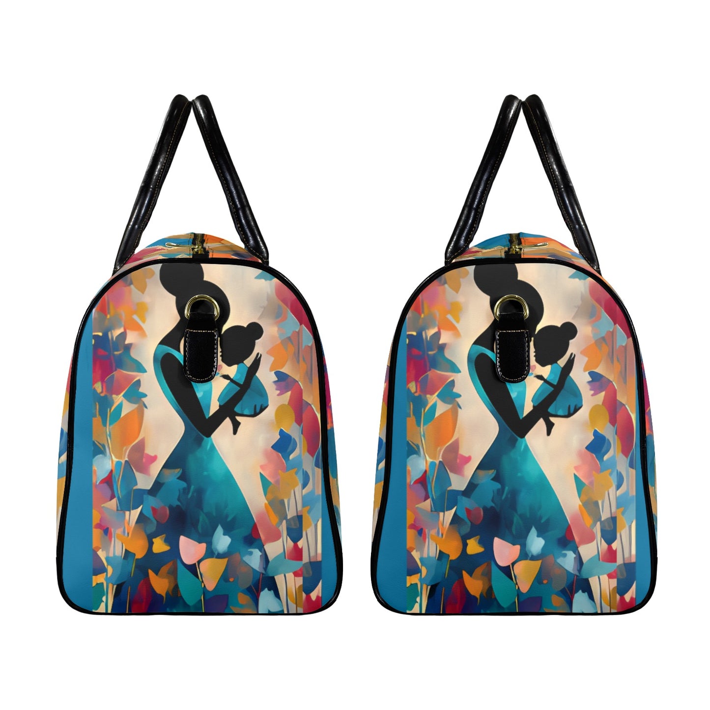 Mother's Day Travel Bag Leather Travel Bag-Large (Short Patch) (1735)