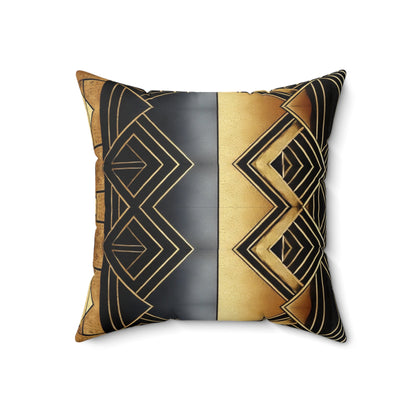 Amber Radiance Spun Polyester Square Pillow #AR1