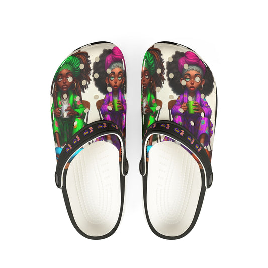 Monday Vibes EVA Foam Rubber Shoes (AOP) #MV3
