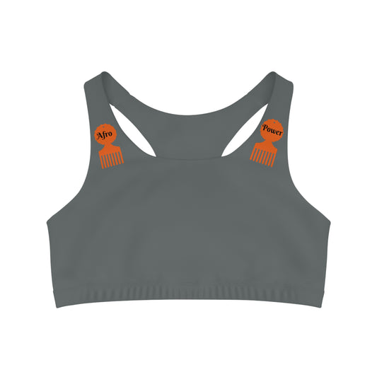 Afro Power Seamless Sports Bra (AOP) #AP1