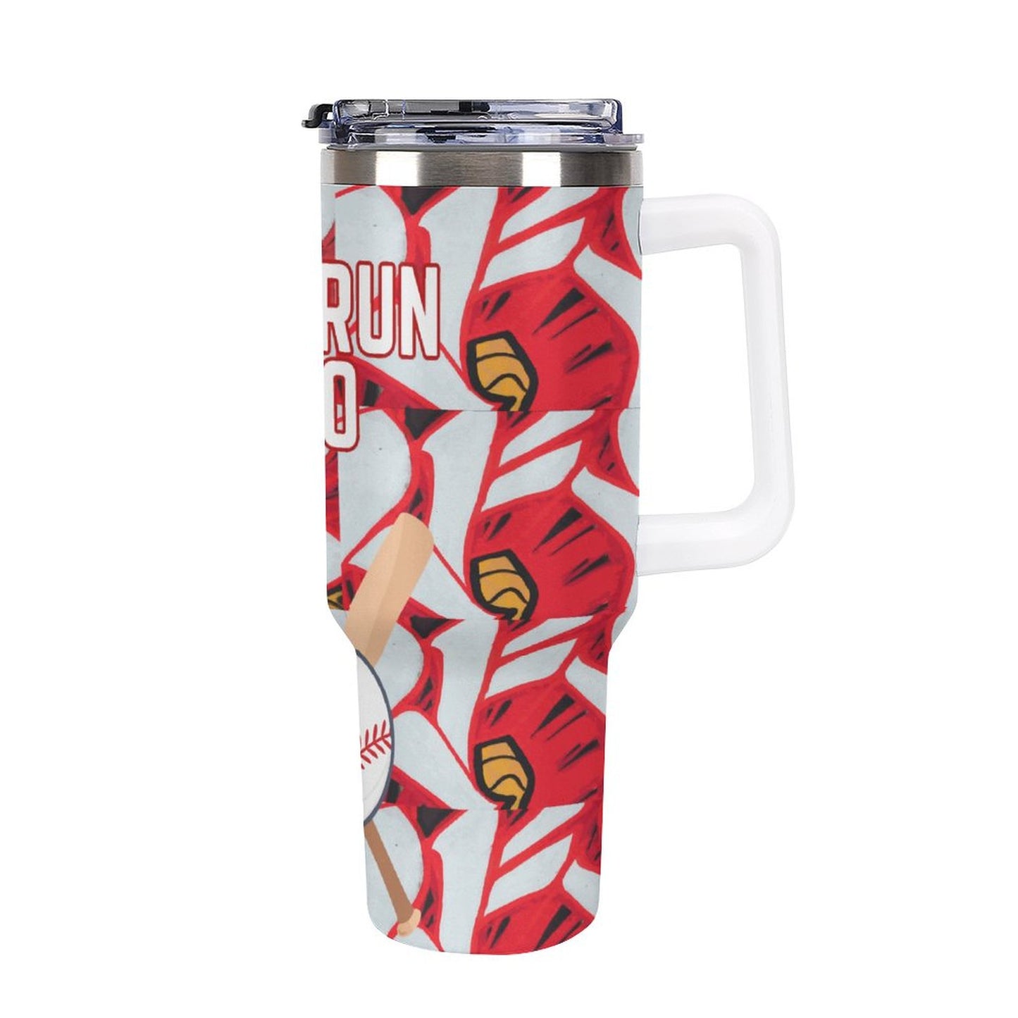Home Run Hero 40oz Insulated Tumbler with Handle and Straw