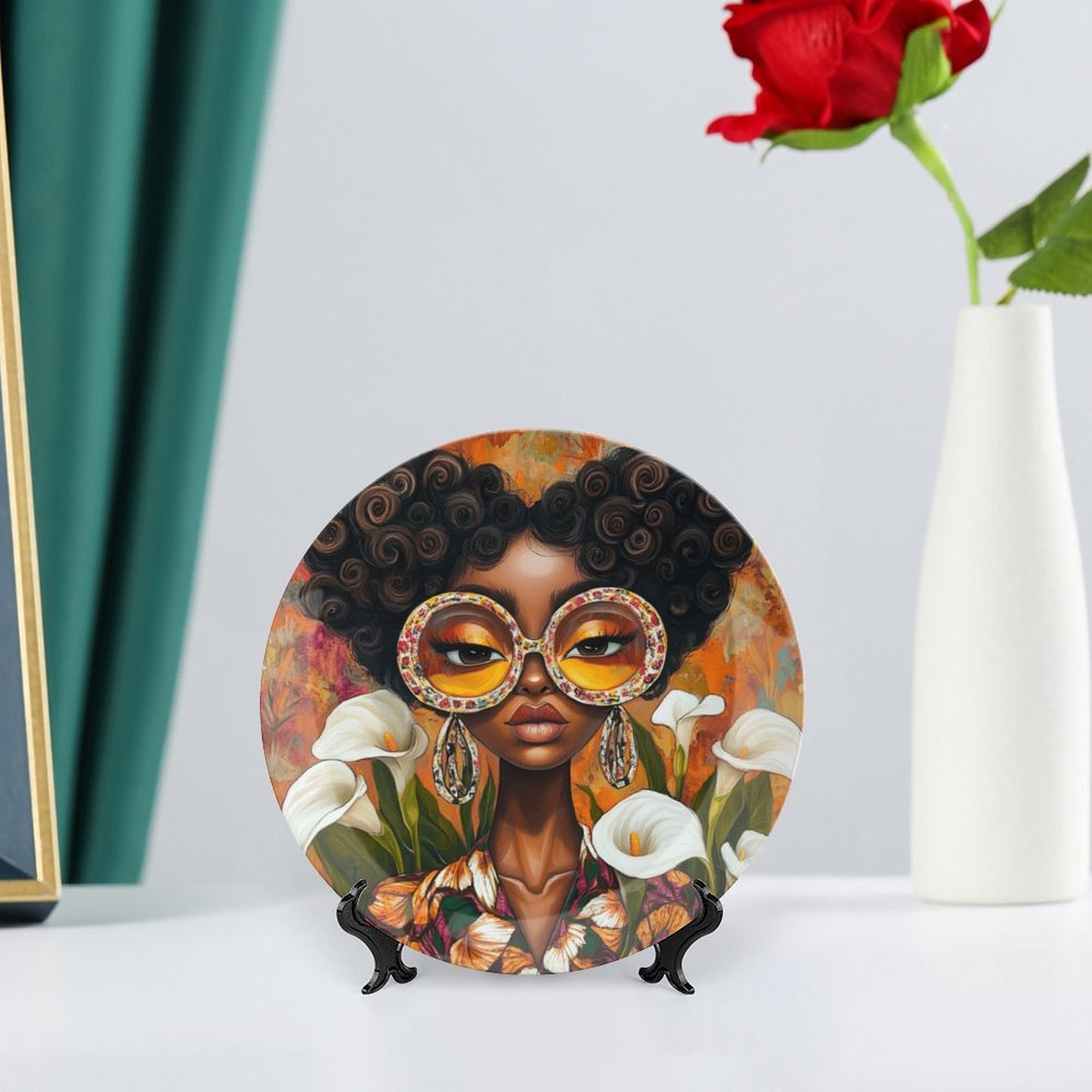 Bone China Decorative Plate