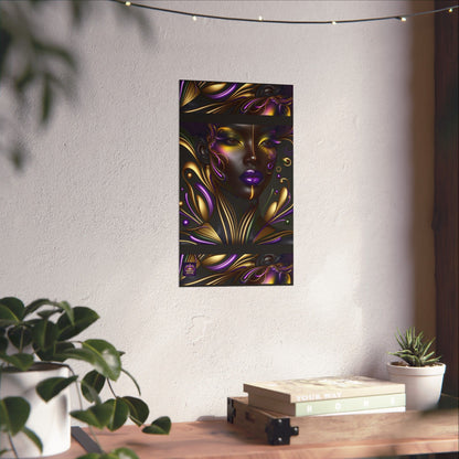 Purrple Reign Matte Vertical Posters #PR7