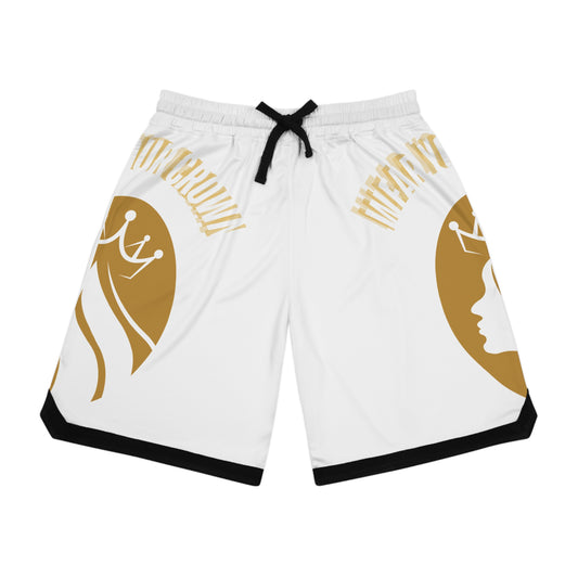 Wear Your Crown Basketball Rib Shorts (AOP) #23