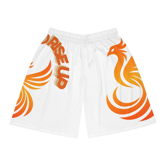 Time To Rise Up Basketball Shorts (AOP) #TTRU7
