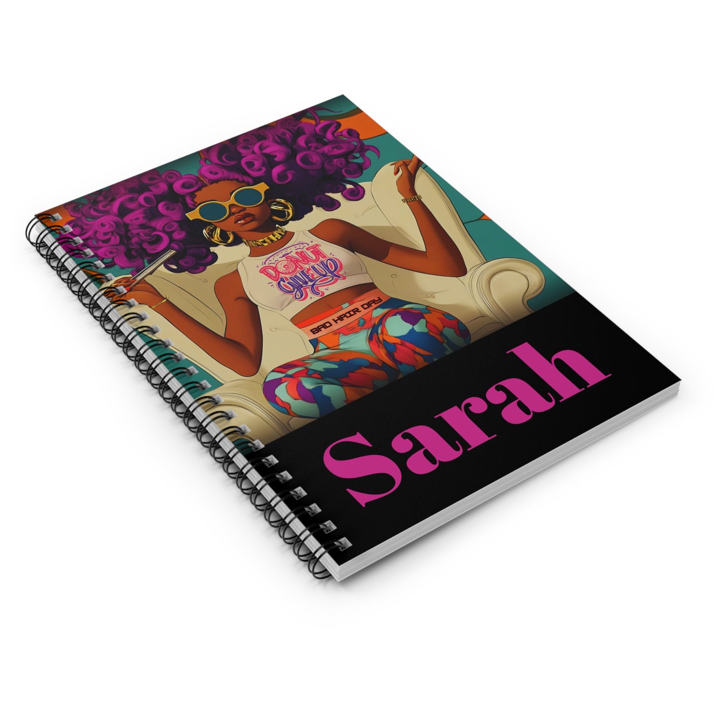 Empowerment Spiral Notebook, Motivational Journal, Self-Love Gift, Self-Care,