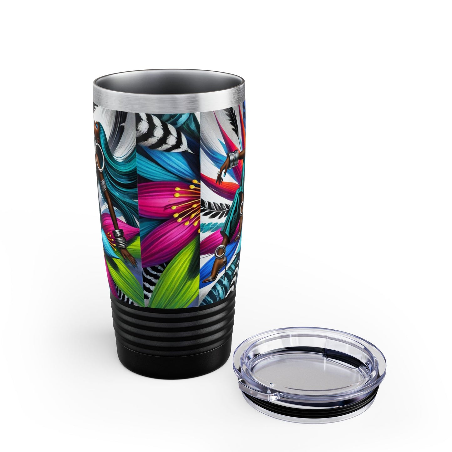 Flower Divas Ringneck Tumbler, 20oz #FD1