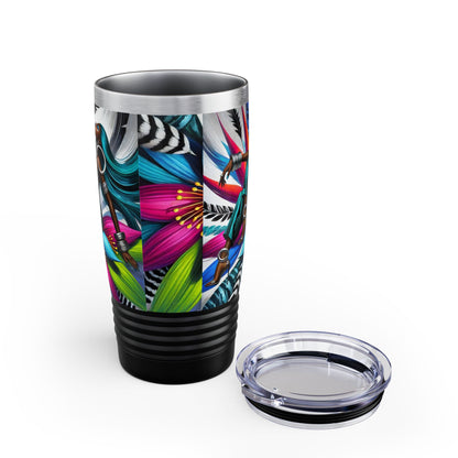Flower Divas Ringneck Tumbler, 20oz #FD1