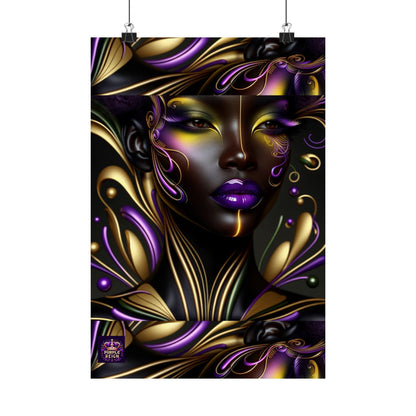 Purrple Reign Matte Vertical Posters #PR7