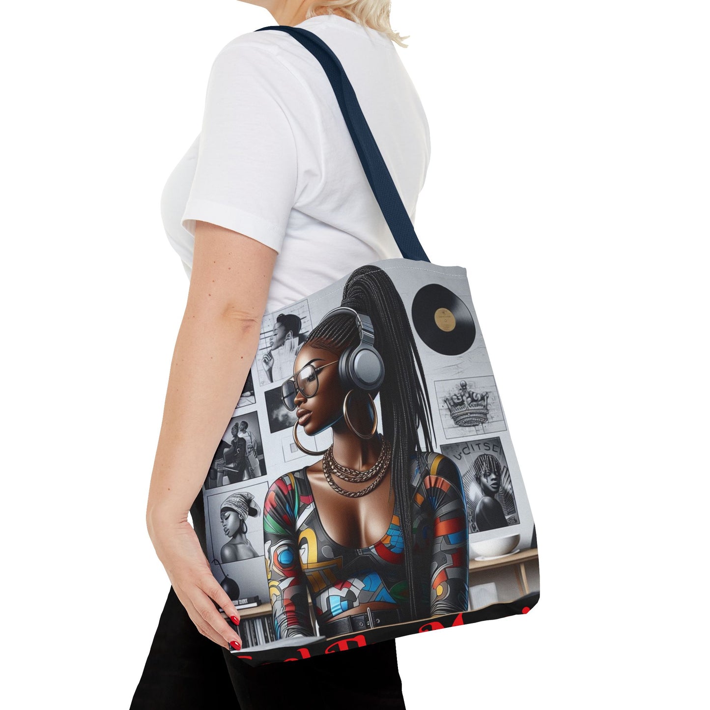 Feel The Music Tote Bag (AOP) #FM9
