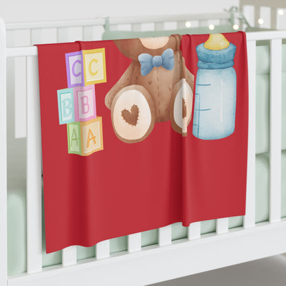 Teddy Bear Baby Swaddle Blanket #TB1