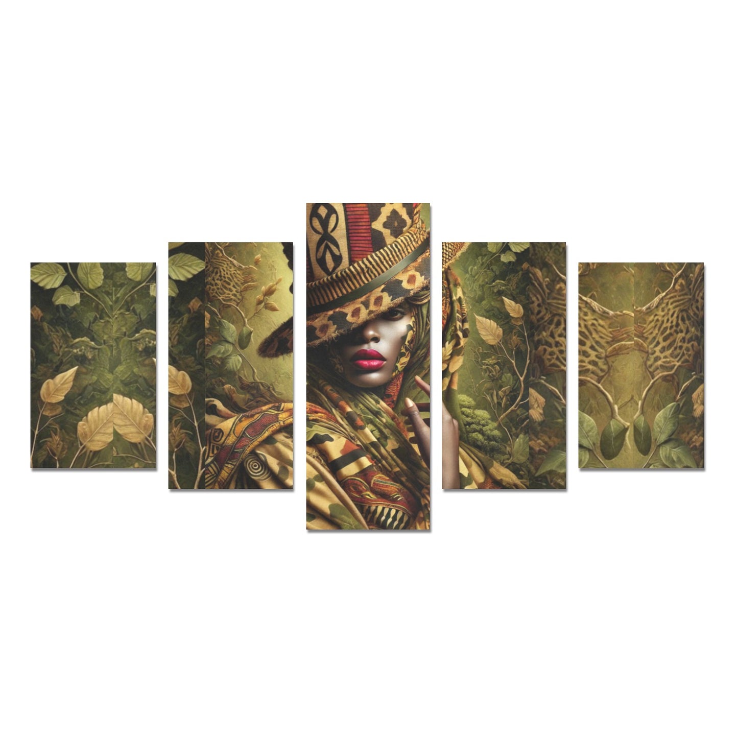 Camo Queen Canvas Print Set C (No Frame) Canvas Print Sets C (No Frame)