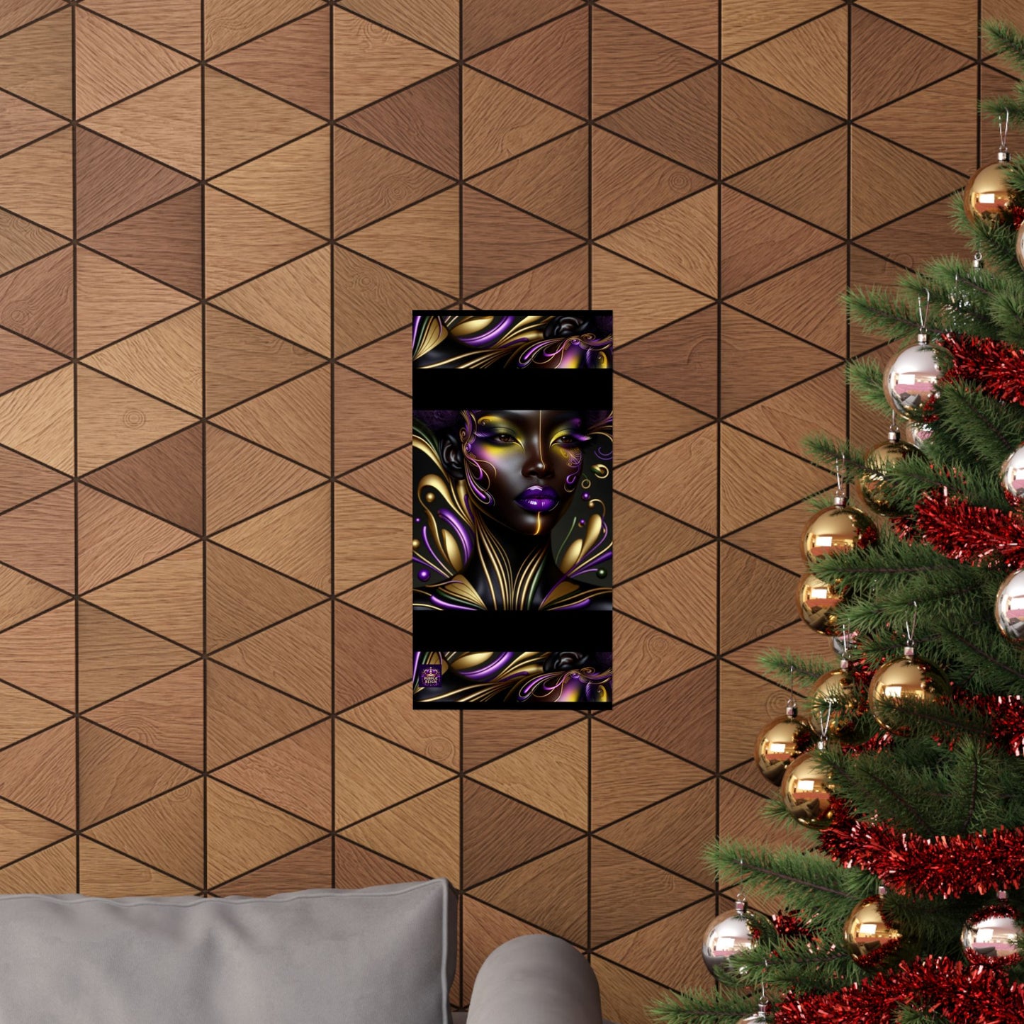 Purrple Reign Matte Vertical Posters #PR7