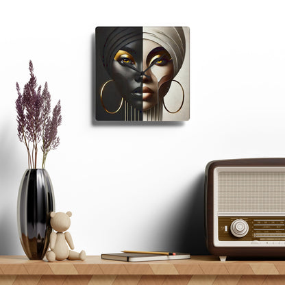 Duality Acrylic Wall Clock #DLTY1