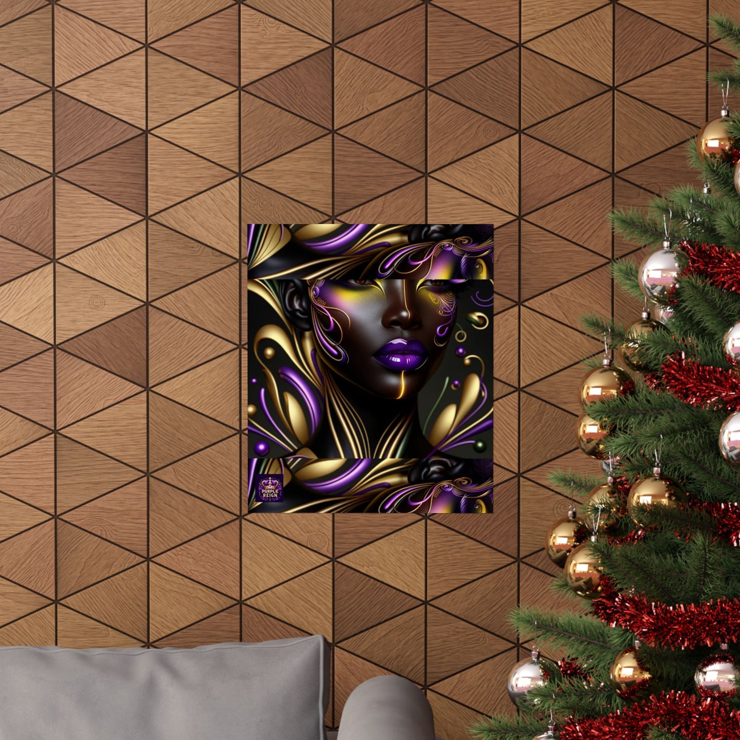 Purrple Reign Matte Vertical Posters #PR7