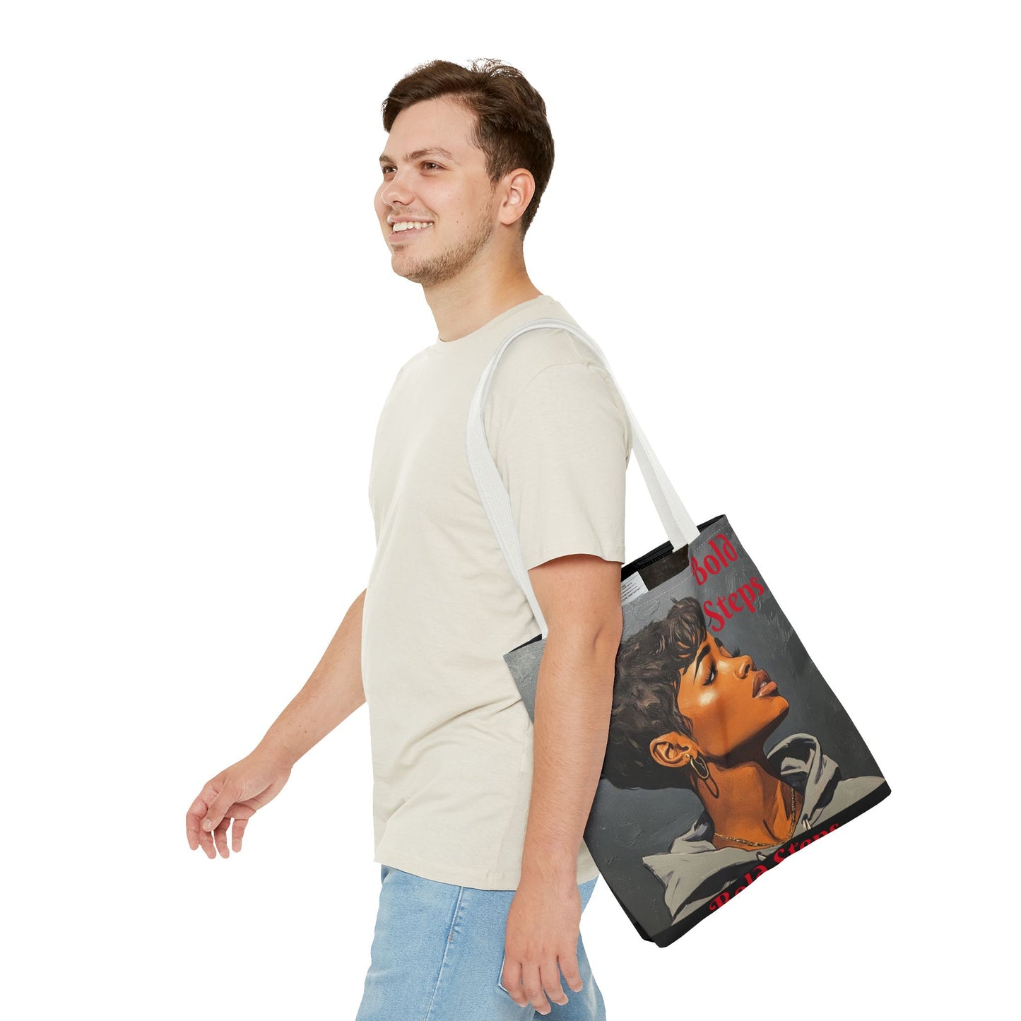 Bold Steps Tote Bag (AOP) #T11