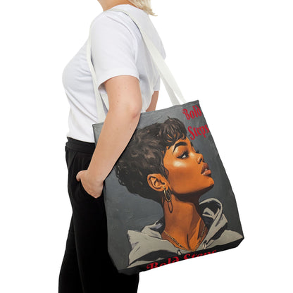 Bold Steps Tote Bag (AOP) #T11