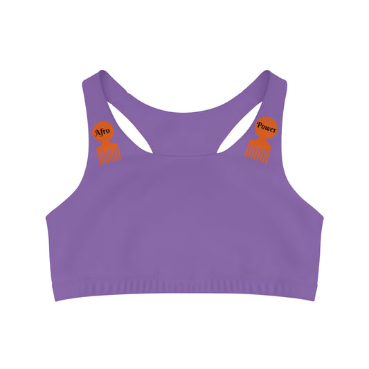 Afro Power Seamless Sports Bra (AOP) #AP1