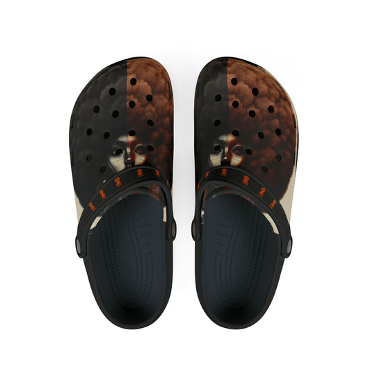 Afro Power EVA Foam Rubber Shoes (AOP) #AP10