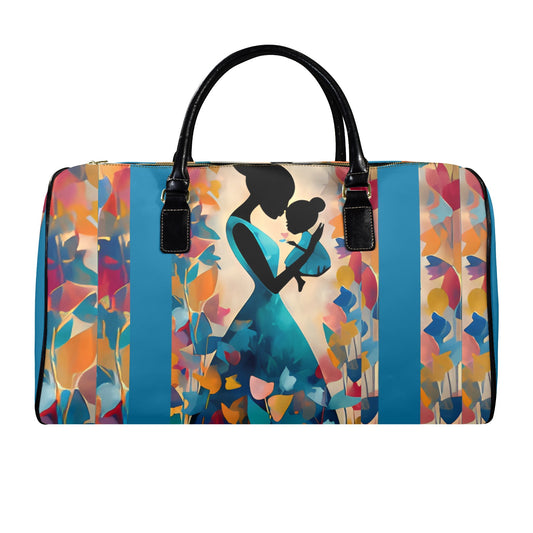 Mother's Day Travel Bag Leather Travel Bag-Large (Short Patch) (1735)