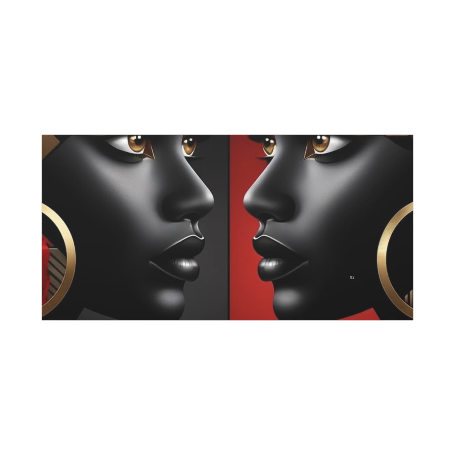 Dual Faced Matte Canvas, Stretched, 1.25" #DF1