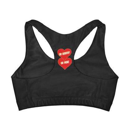 UR Worthy-UR More Girls' Double Lined Seamless Sports Bra (AOP) #15