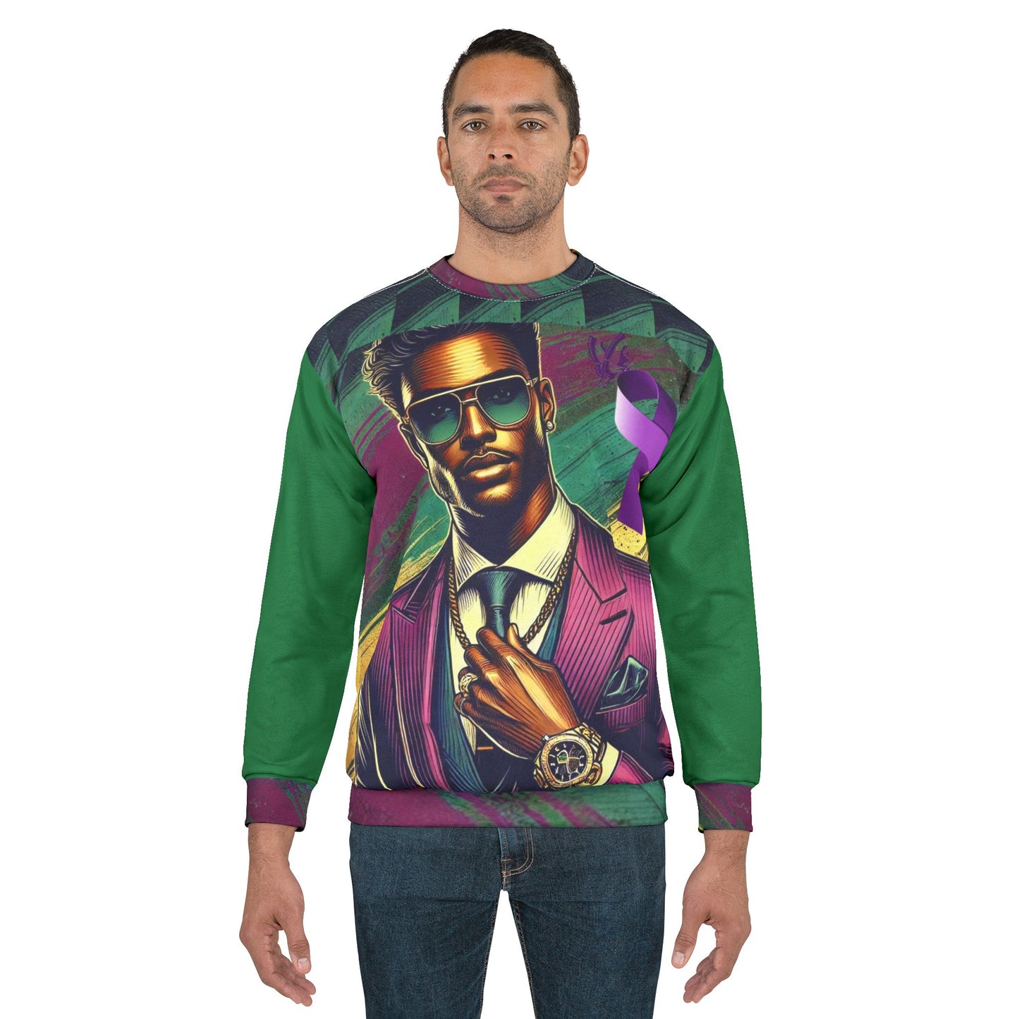 Lupus Thriver Resilience Unisex Sweatshirt (AOP) #LTR6