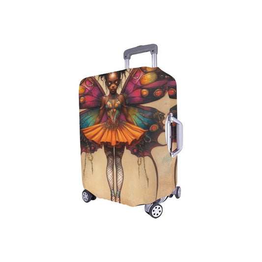 AfroCentric Butterfly Winged Ballerinas Luggage Cover/ Small 18"-21" Luggage Cover/Small 18"-21"