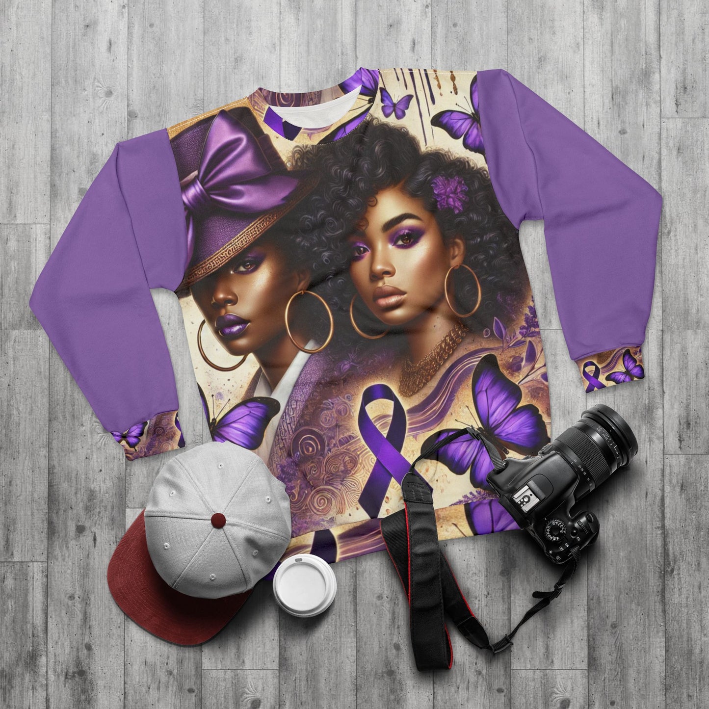 Lupus Thriver Resilience Unisex Sweatshirt (AOP) #LTR3