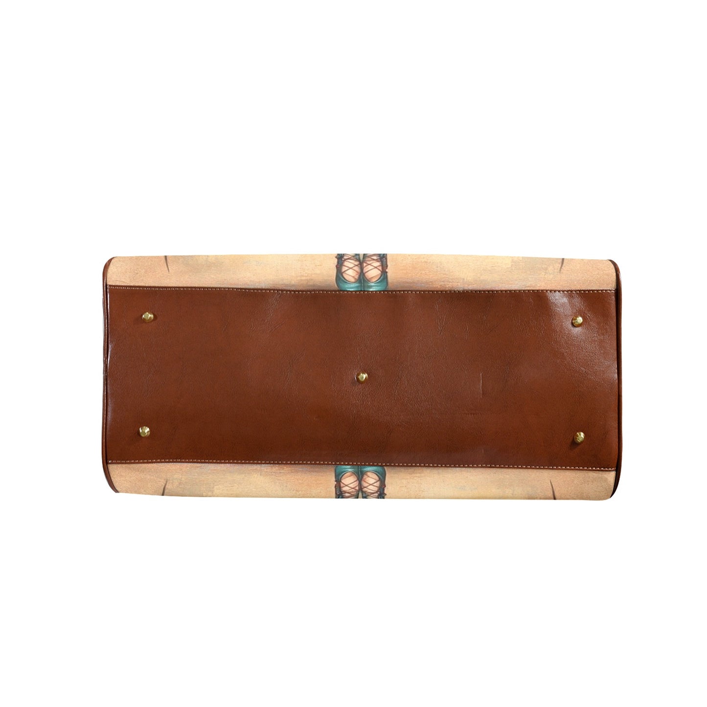 AfroCentric Butterfly Winged Ballerinas Large Capacity Travel Bag-Large (Brown Short Patch) (1737) Large Capacity Travel Bag-Large (Brown Short Patch) (1737)